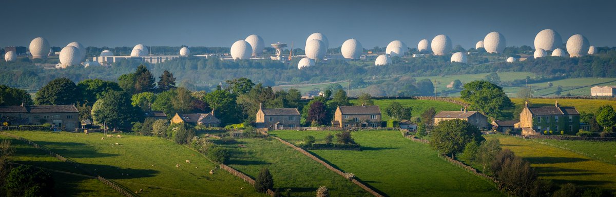 Richard Maude (@silverginger) on Twitter photo Houses in the village of Timble in North Yorkshire, seen with RAF Menwith Hill in the distance. Houses in the village of Timble in North Yorkshire, seen with RAF Menwith Hill in the distance.