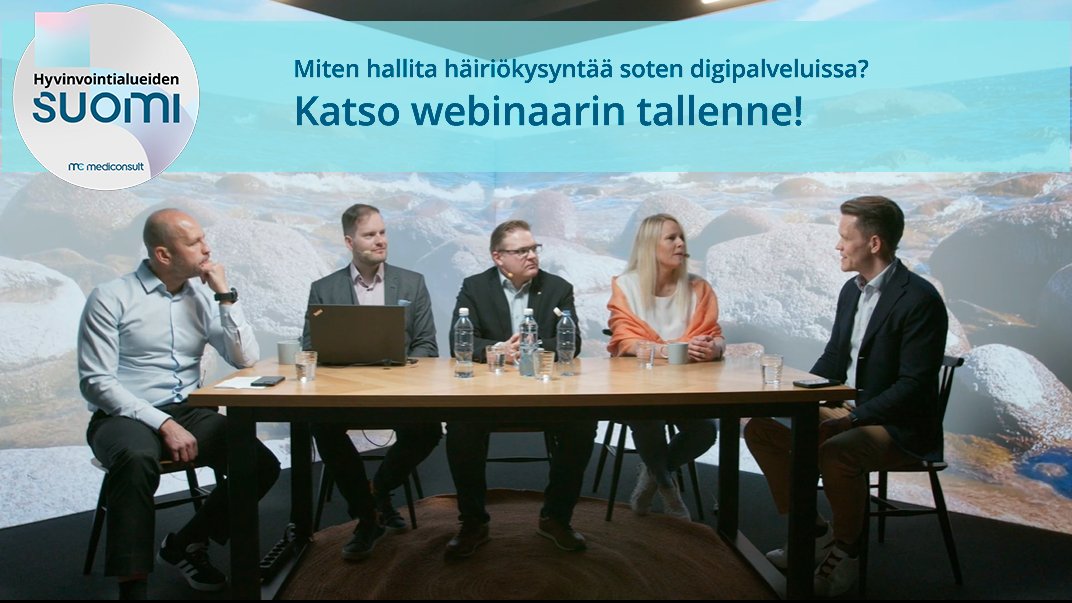 "Mahtavat alustukset, täytyy katsoa uudestaan!" Katso kiitetyn Hyvinvointialueiden Suomi -webinaarin tallenne, ihan niin monta kertaa kuin haluat. 😉 
"Tapahtuma oli hyvin informatiivinen ja 1.5h meni todella nopeasti ohi."

hubs.la/Q02xJhvp0
#häiriökysyntä #sotedigi #sote