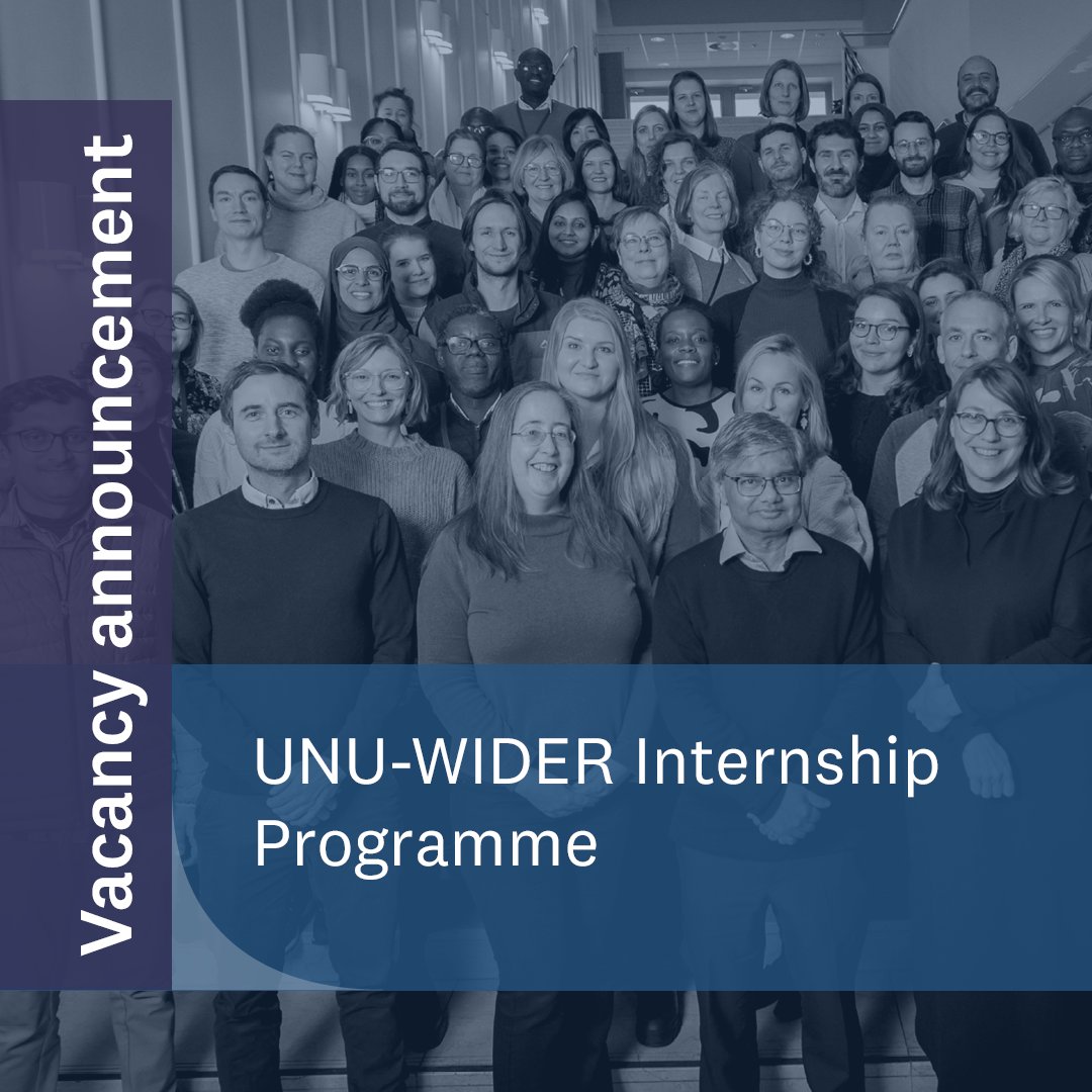 Seeking interns! 💡 Student, are you looking for work experience in the UN supporting work towards achieving the #SDGs?Internships in research, project management, and operational support open, apply before 26 May: go.unu.edu/EbaXr #UNInternship #IT #Opportunity