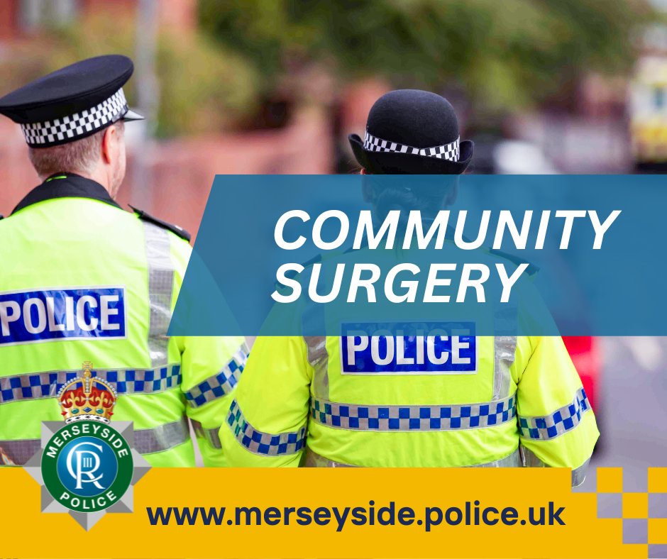 NEW BRIGHTON | Your local dedicated PCSO for New Brighton will be at Charlottes' Brightside this morning between 10:00 and 12:00 Hrs for a Community Drop-in Surgery to discuss any local issues.