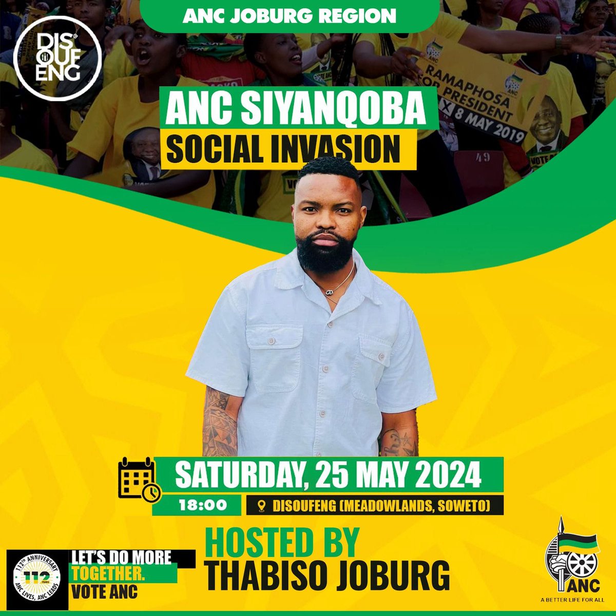 One thing I know about @DISOUFENG_PUB is this a place of entertainment, peace and happiness so let's all be present on the 25th of May as its #AncAtDisoufeng ziyabuya it's the #SiyanqobaRally After Party . SiyanqobaRally