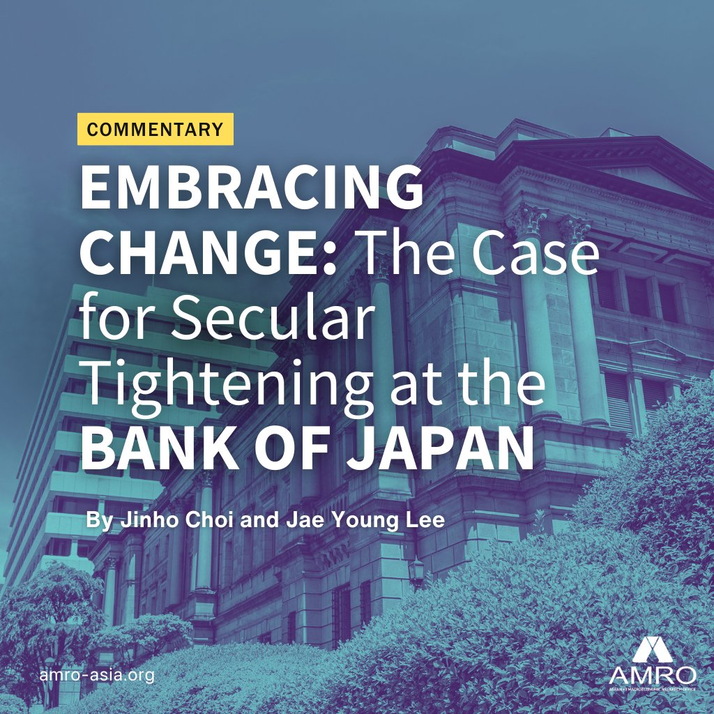 Following the exit from the negative interest rate and yield curve control policy in March, the Bank of Japan #BOJ should transition to the conventional #monetarypolicy framework and respond to secular changes in wage-inflation dynamics. 👉Read the #blog: bit.ly/455kZrz