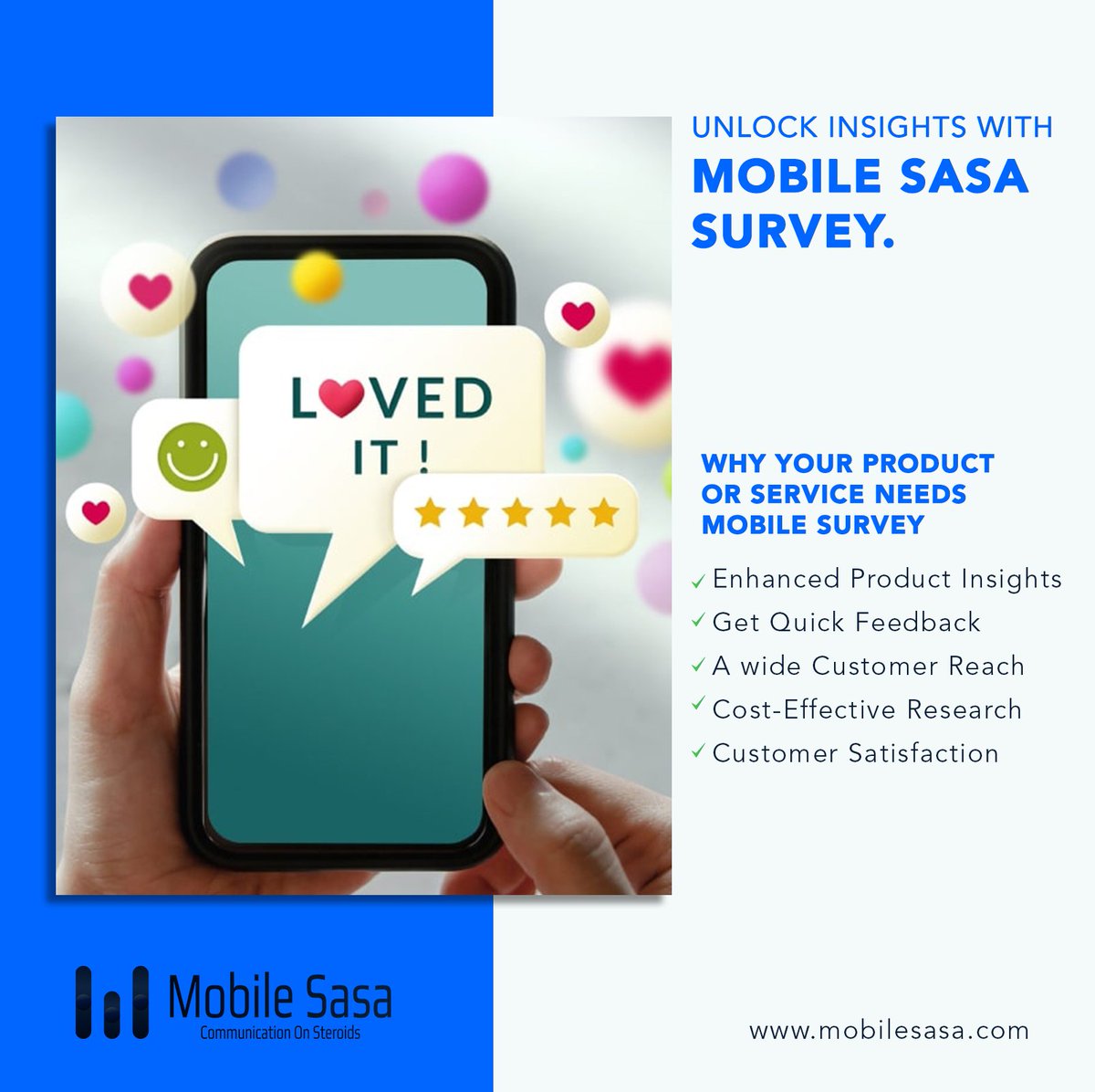 BitwiseDigital's tweet image. Elevate your service with valuable insights! 📊 Collecting customer feedback with Mobile Sasa ensures you&apos;re always in tune with your audience&apos;s needs and preferences. Use data-driven insights to improve service quality and foster stronger customer relationship. #Applytoday