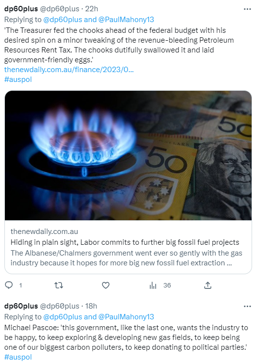 dp60plus's tweet photo. In time of budget:  What did Michael Pascoe say about the budget and the like between the former and the current? #auspol https://t.co/q6PjB0Ogt1