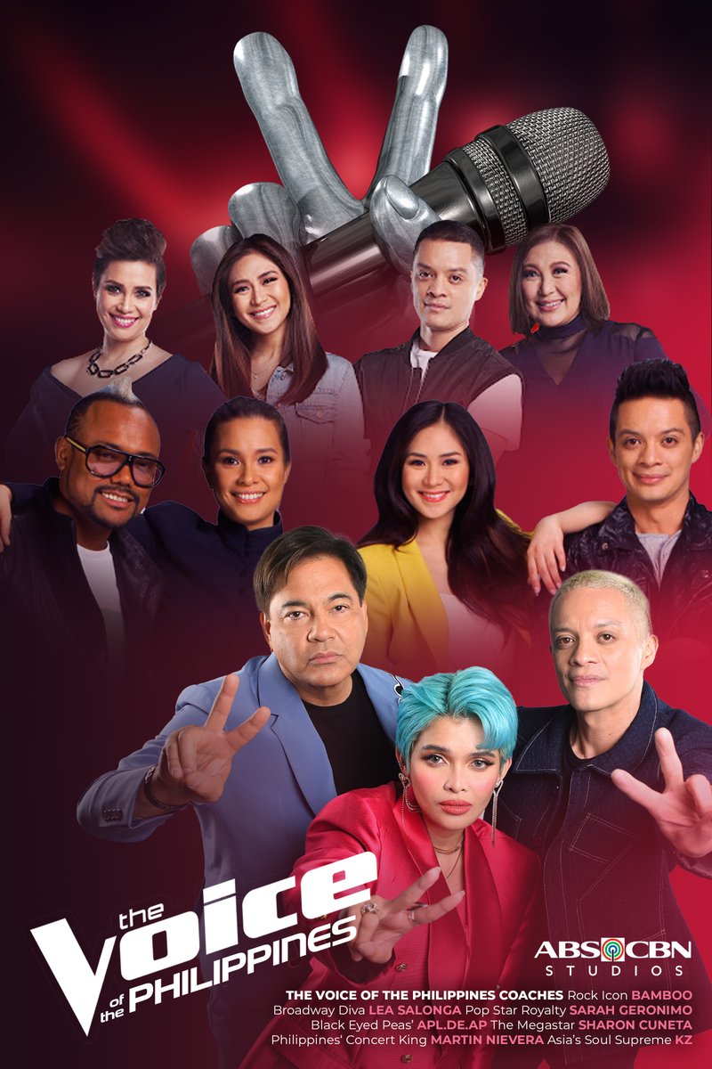 For mentoring, nurturing, and believing in the dreams of Filipino artists no matter the age, your legacy as coaches of The Voice of the Philippines will live on! ✌️❤️💚💙 #TheVoiceOfThePhilippines #ABSCBN