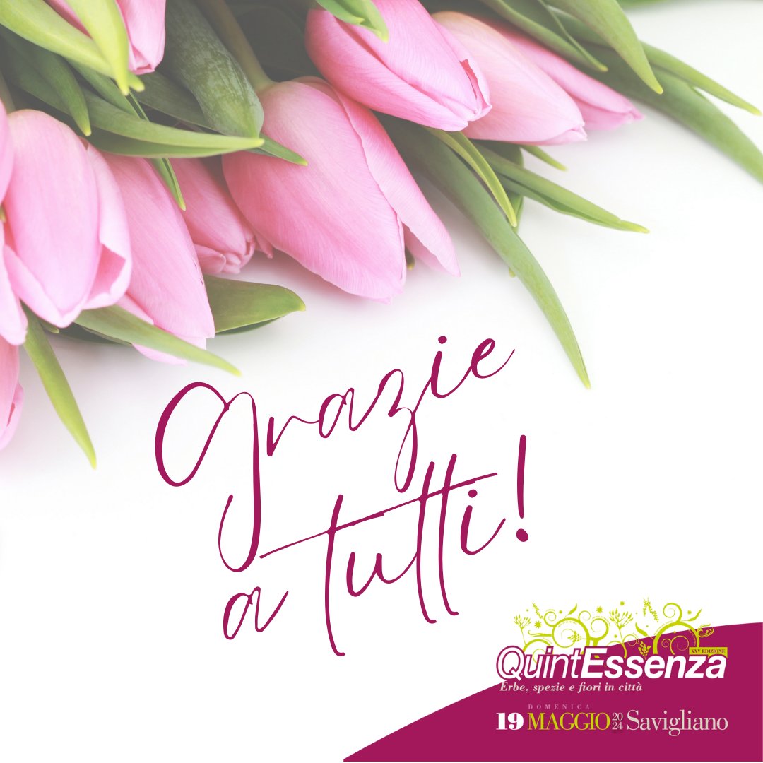 EnteManifSav's tweet photo. Grazie a tutti coloro che hanno collaborato e presenziato a QuintEssenza!🌷✨
Arrivederci al prossimo anno!🌿 https://t.co/5Zpa9oCA4r