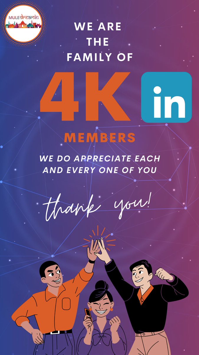🎉 Exciting News! 🎉 

We’ve just hit 4,000 followers on LinkedIn! 🚀 Thank you to our incredible community for your support and engagement. We're committed to bringing you the best in #Salesforce & #MuleSoft solutions and insights. 

For more updates: linkedin.com/company/muledr…
