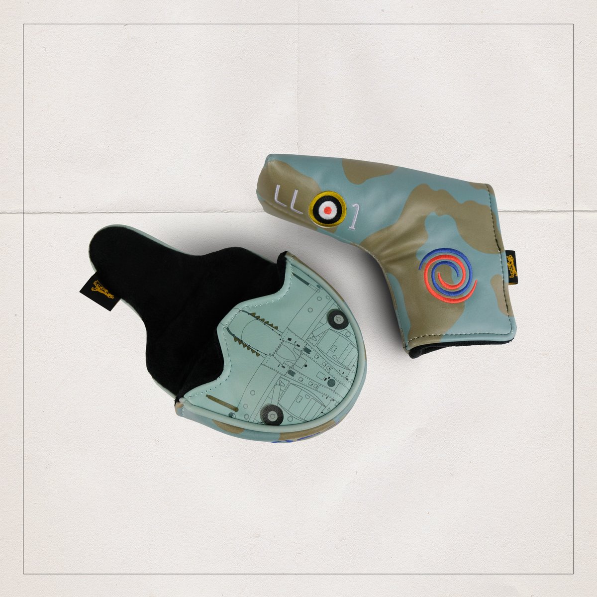 YOBGolf's tweet photo. Custom cover designed for @Princesgolfclub 
In honour of Laddie Lucas - author, MP, wartime fighter ace and Prince’s Golf Club legend. 

Get in touch with us to bring your ideas to life ⛳️ https://t.co/h3Jm4musIz