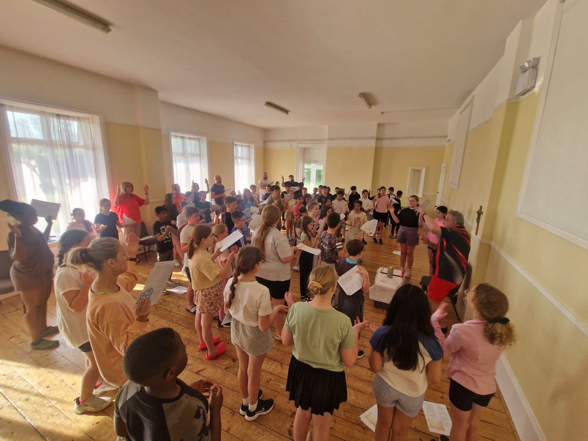 Good morning from a beautifully sunny Isle of Wight ☀️
We have gathered this morning to celebrate the word of the Lord. We sung some hymns and acted out the gospel in an uplifting celebration.
Looking forward to a day of water sports and field sports in the afternoon.