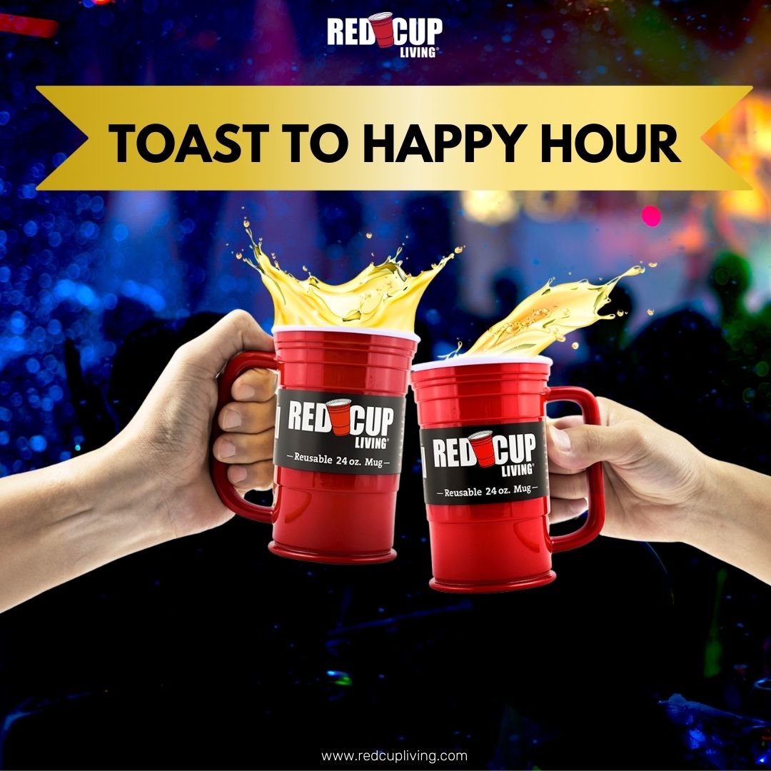 redcupliving's tweet image. unwind and indulge in the happiness of happy hour with Red Cup Living. From refreshing cocktails to chilled beverages, our cups elevate every sip into a moment of pure joy.#redsolocups #redcups #redbeermugs #PartyEssentials #BeerPong #SoloCup #RedCupLife #BackyardBBQ #SummerVibe