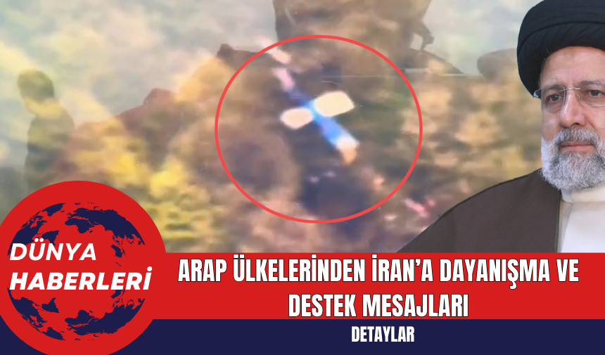 ⚡  Arap Ülkelerinden İran’a Dayanışma ve Destek Mesajları: Arap ülkeleri, İran Cumhurbaşkanı İbrahim Reisi ve bazı yetkililerin geçirdiği helikopter kazası nedeniyle dayanışma ve taziye mesajları yayınlayarak, arama çalışmalarına destek… dlvr.it/T779cL #DÜNYAGÜNDEM