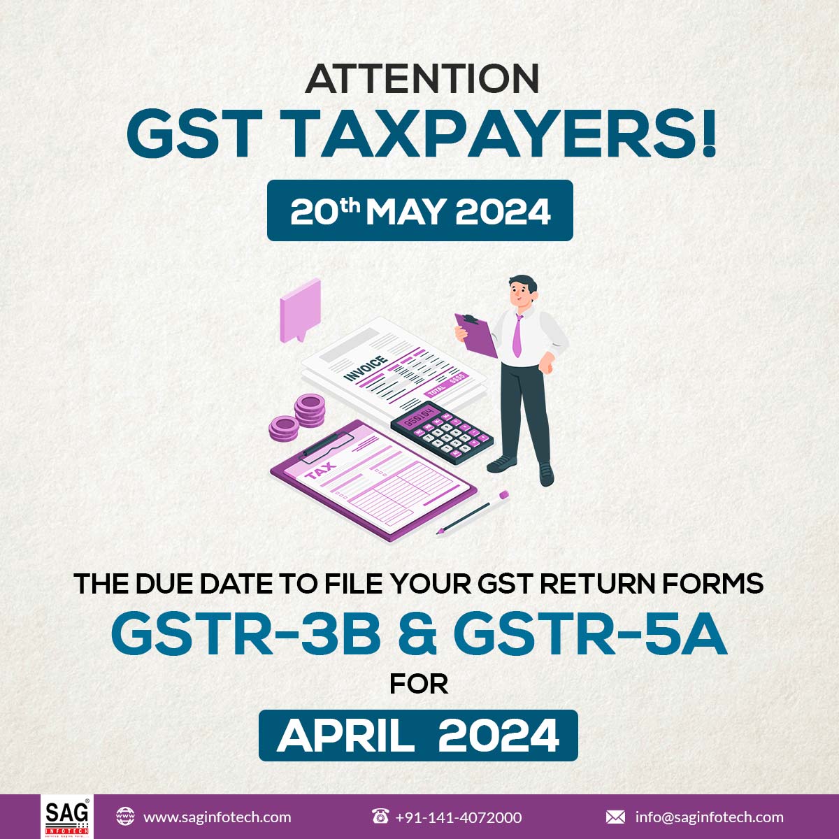 Hurry Up! File GSTR 3B Return by GEN GST Software.
Get the Demo: bit.ly/34Ln7nC

#GSTR3B #Returnfiling #GENGST #software