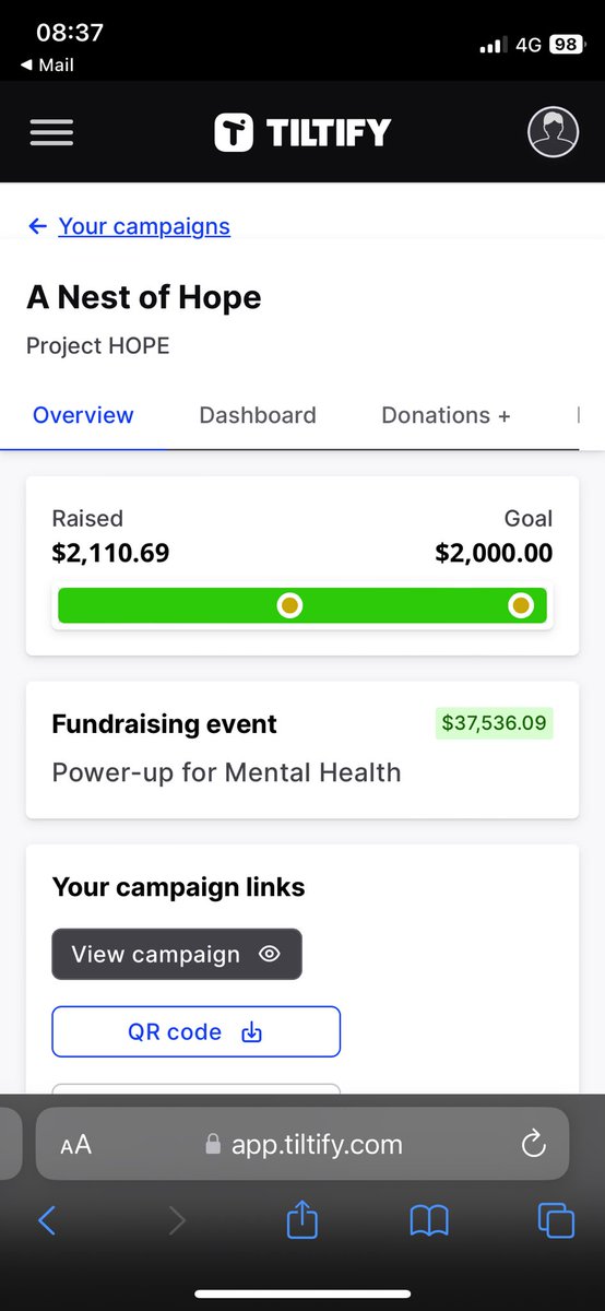 SammyJ_GD's tweet photo. Our charity event A Nest of Hope concluded last night and we managed to raise over $2,100 across 100 unique donators! I couldn’t be happier with our result and want to thank everyone for being involved! Been a pleasure raiding awareness for @projecthopeorg ❤️ #mentalhealth https://t.co/IyonVG4Pt7