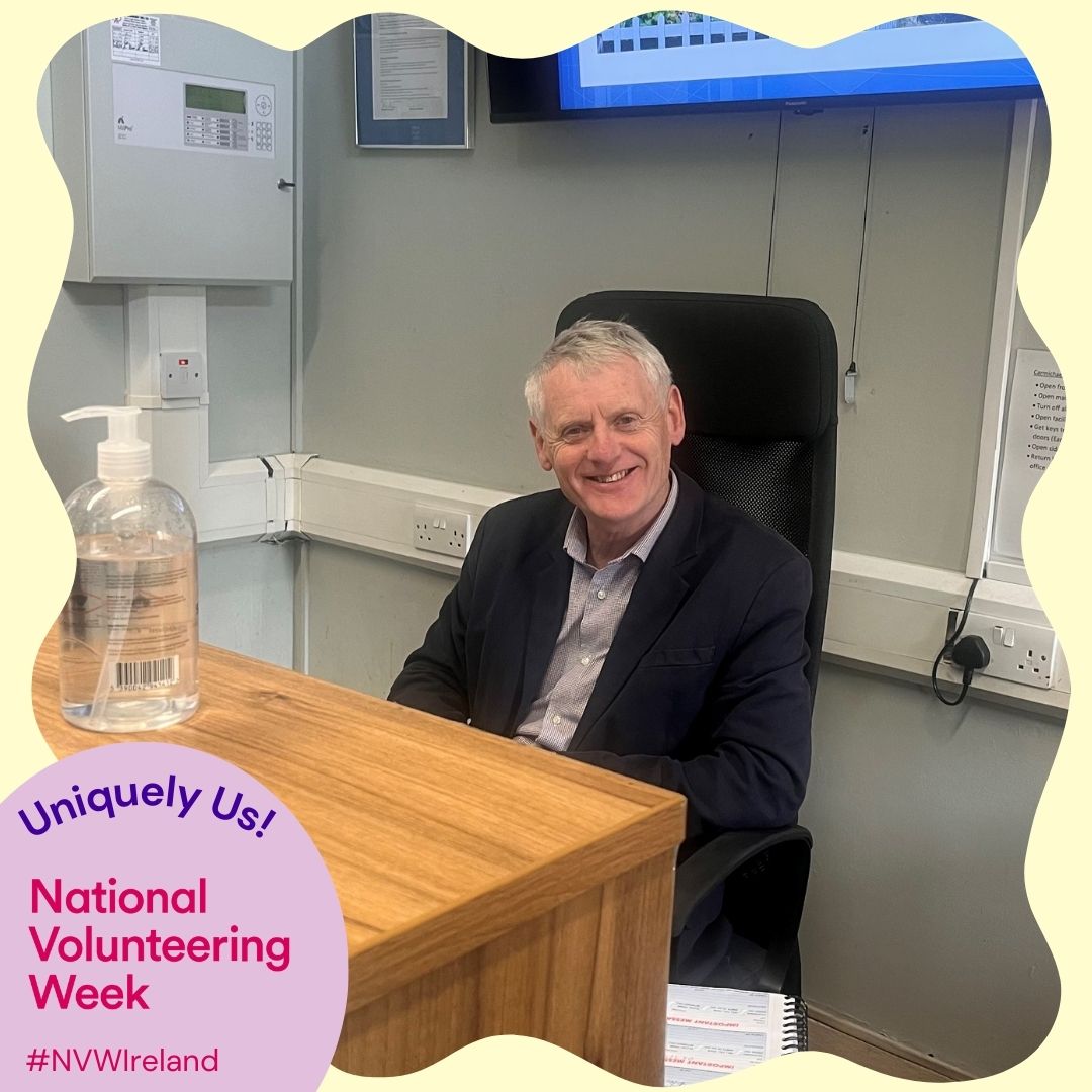 🙂Happy National Volunteer Week from Chris here at Carmichael and all those who volunteer with us, our resident nonprofit organisations and other nonprofits. Thank you for all that you do. 👏 Find out more 👉 volunteer.ie/about-nvw/ #NVWIreland