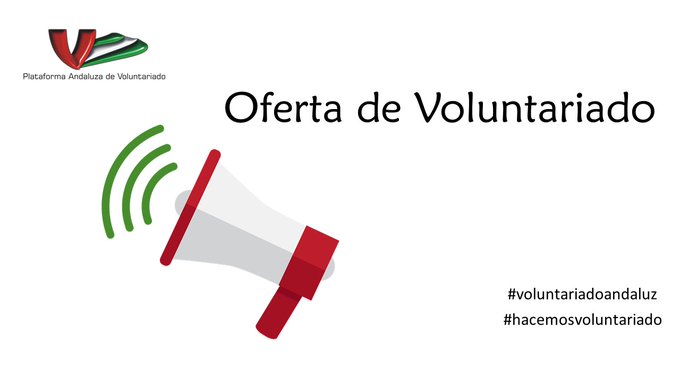 📢Nuevas ofertas de voluntariado en #Malaga y #Sevilla Consulta todas las ofertas➡️voluntariadoandaluz.org/index.php/ofer… ¡Te informamos! #Hacemosvoluntariado #voluntariadoandaluz #25añosContigo