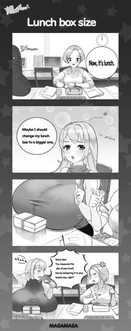 #4framecartoon #supertits
Bento box size 