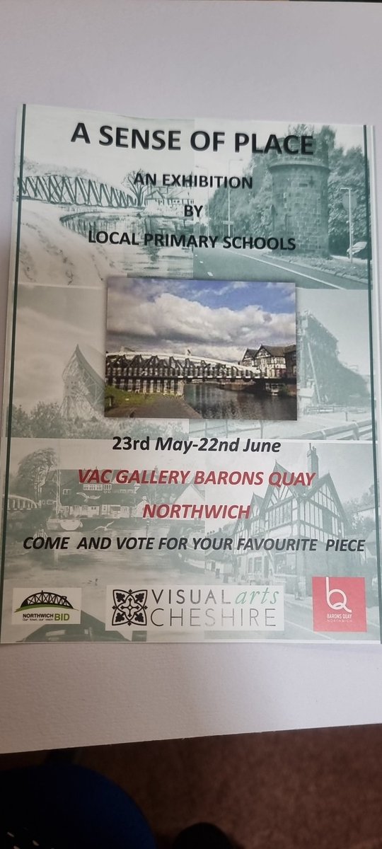 Come and see all the wonderful work Northwich pupils have been working on and vote for your favourite.