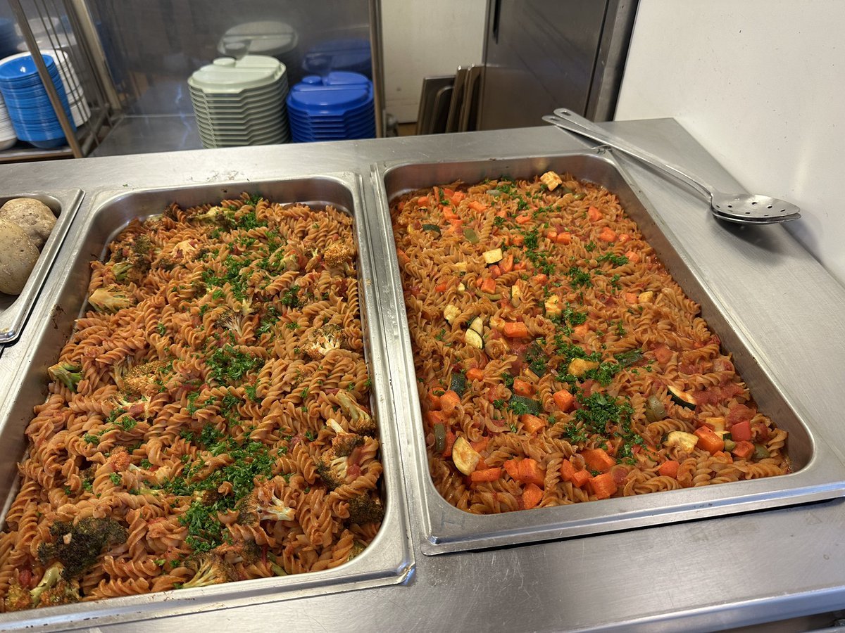 AshmountPrimary's tweet image. We started our week long ‘ Eat them to defeat them’ themed menu today following a whole school assembly this morning. It’s looking yummy!