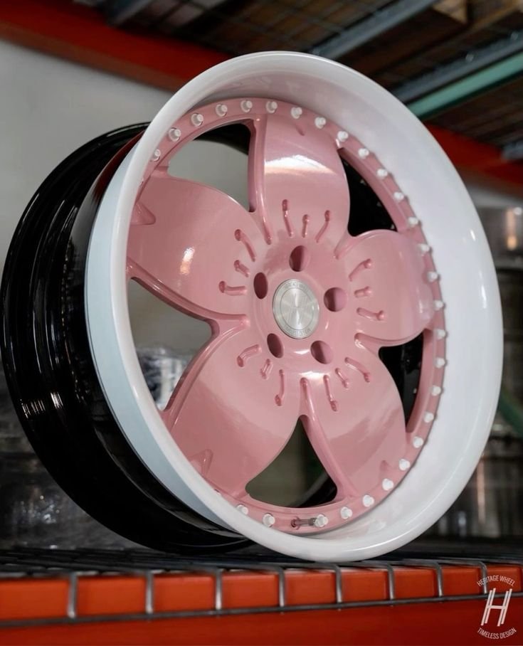 cherry blossom flower wheel