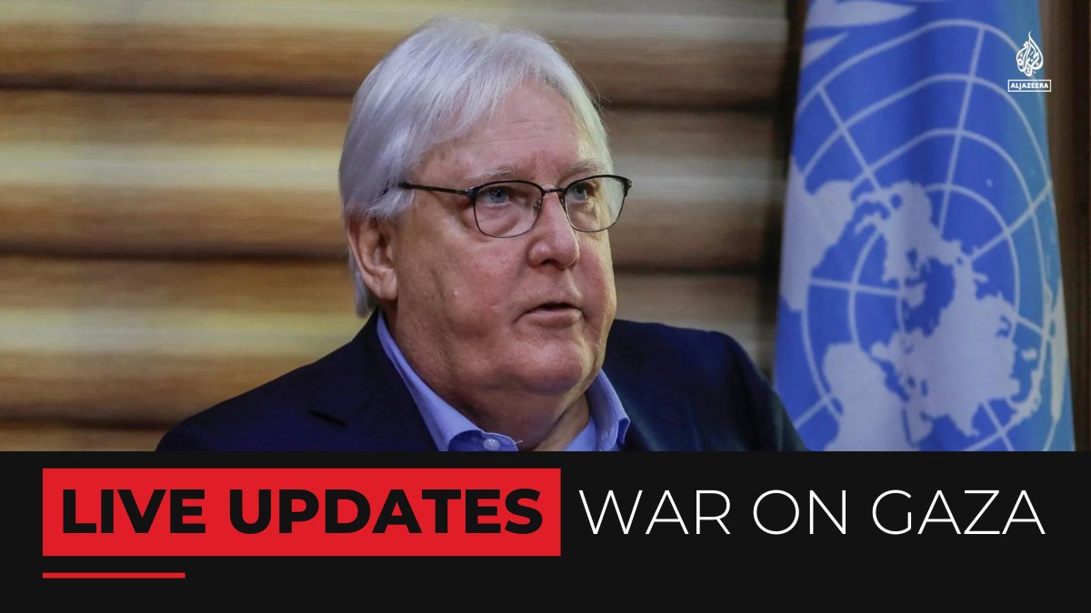 Martin Griffiths, the UN humanitarian chief, has warned of “apocalyptic” consequences of aid shortages in Gaza as the key Rafah and Karem Abu Salem crossings remain “effectively blocked.” 🔴 LIVE updates: aje.io/h53e2