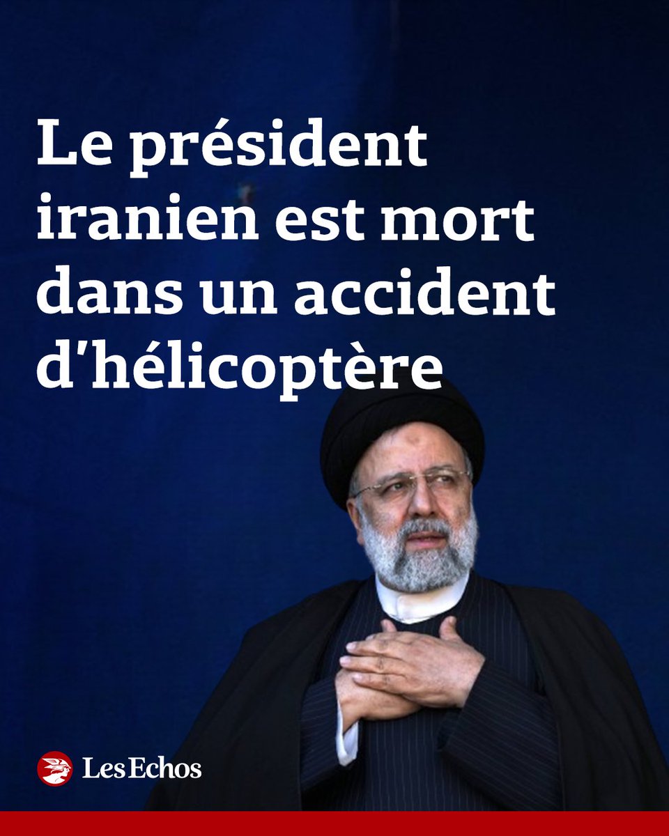 🔴 L'annonce de sa disparition ouvre une période d'incertitude politique en Iran, qui est un acteur majeur au Moyen-Orient , région secouée par la guerre dans la bande de Gaza entre Israël et le Hamas. Plus d'infos ➡️ trib.al/iaLxtY4