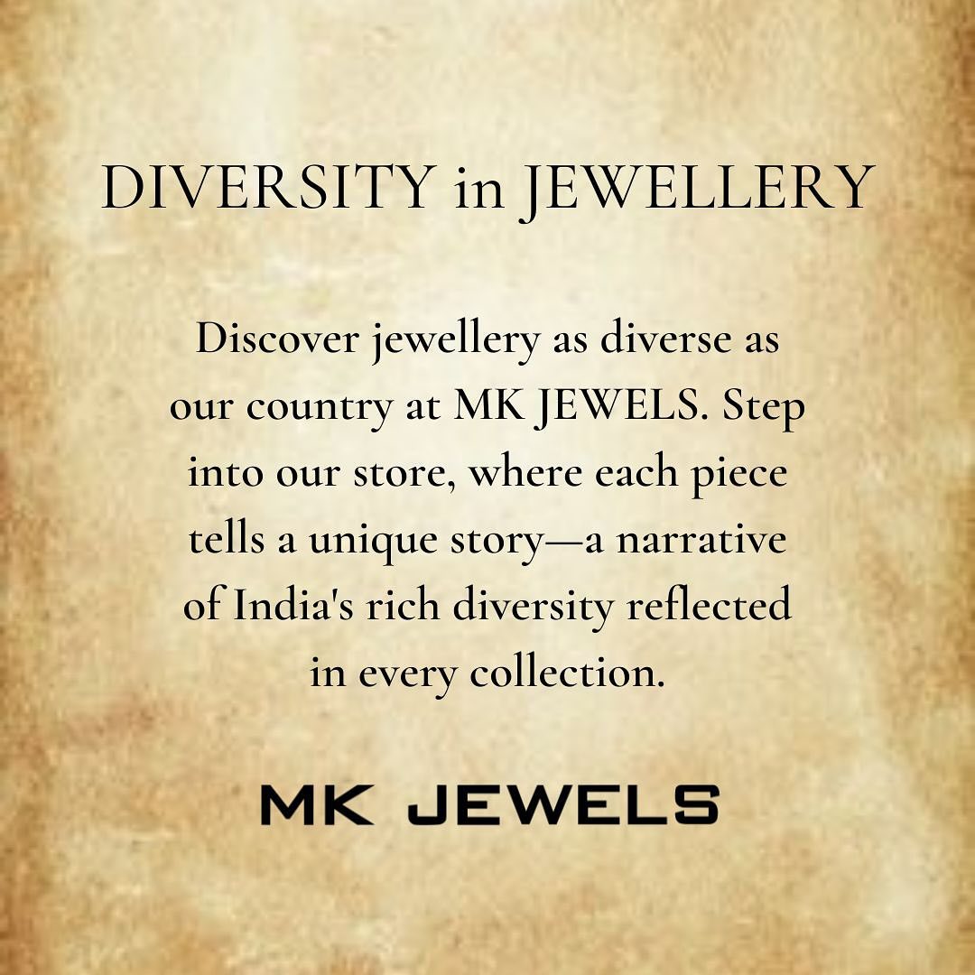 MkJewelsIndia's tweet photo. Witness the diversity of India in the form of jewellery. Every piece showcases our nation’s rich and diverse culture at MK JEWELS.

Don’t miss out on our offers - 25% OFF on making charges and 25% OFF on Diamond and Polki Jewellery. https://t.co/ASnLe7BRjm