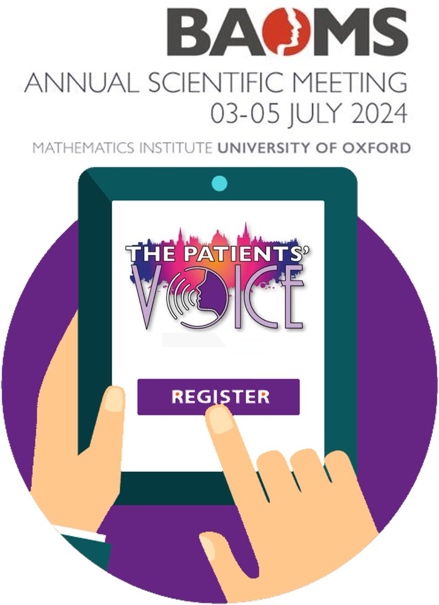 Everyone! Please remember to register for #BAOMS2024, #early #bird rates finish tomorrow (21/05/2024) at 12pm. Don't miss out: baoms.org.uk/professionals/… @BAOMSOfficial #omfs #conference #patientsvoice #oxford