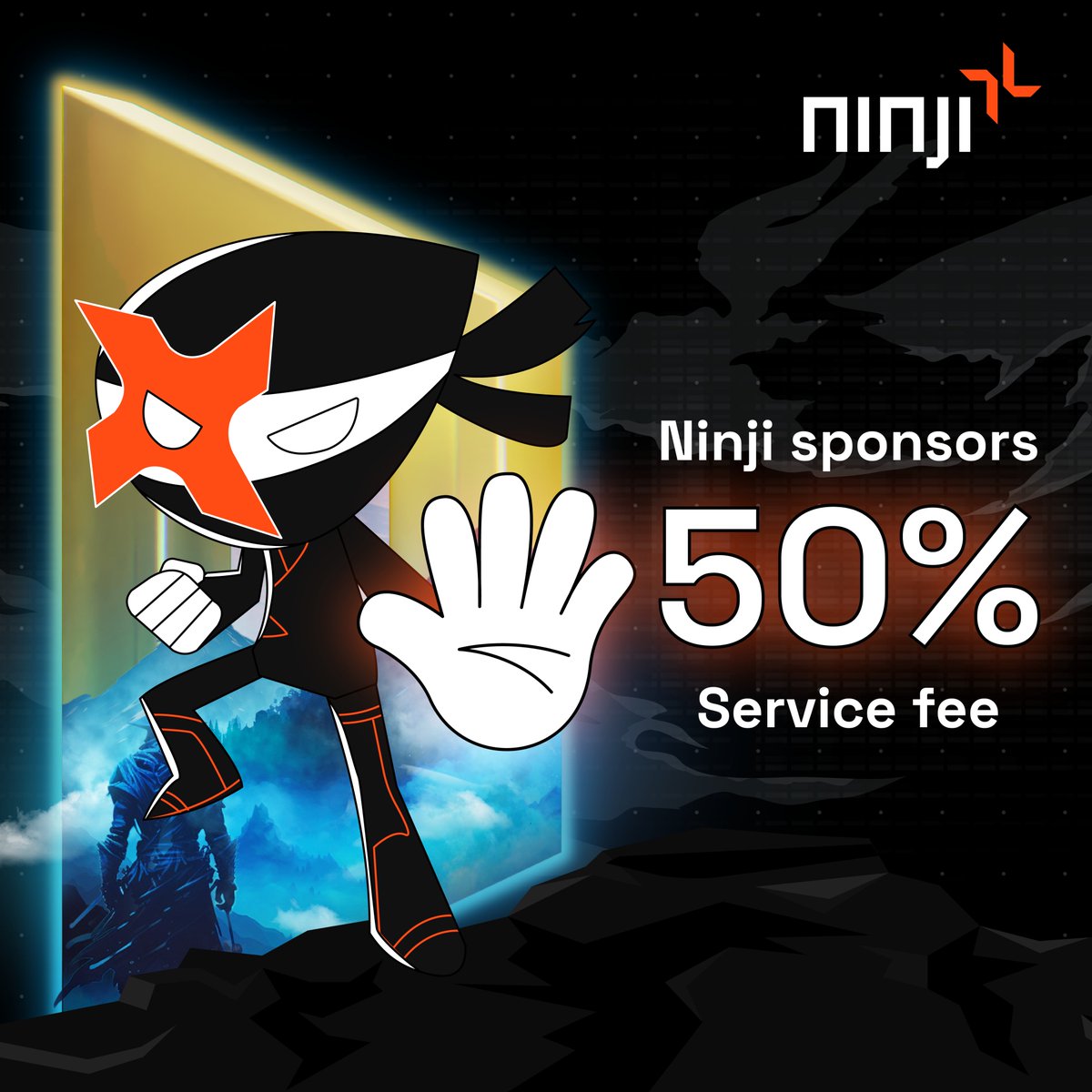 IYKYK, Ninji has covered 50% of the service fee on Dagora Market Place for the Missing Shuriken Campaign. Ninjas fam, what are you waiting for? 👀

It's time to embark on this mission and grab the worthy reward! 👉 dagora.xyz/hotdrops/missi….   

Ninji's got your back; focus solely