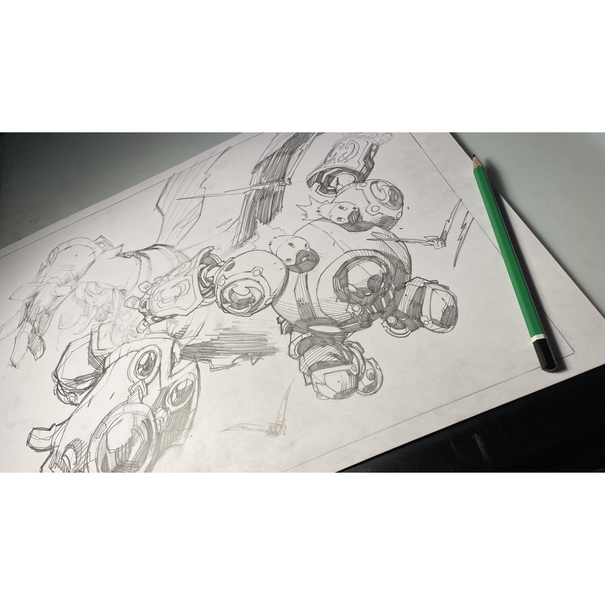 #battlechasers  #pencil #crayonné #wip