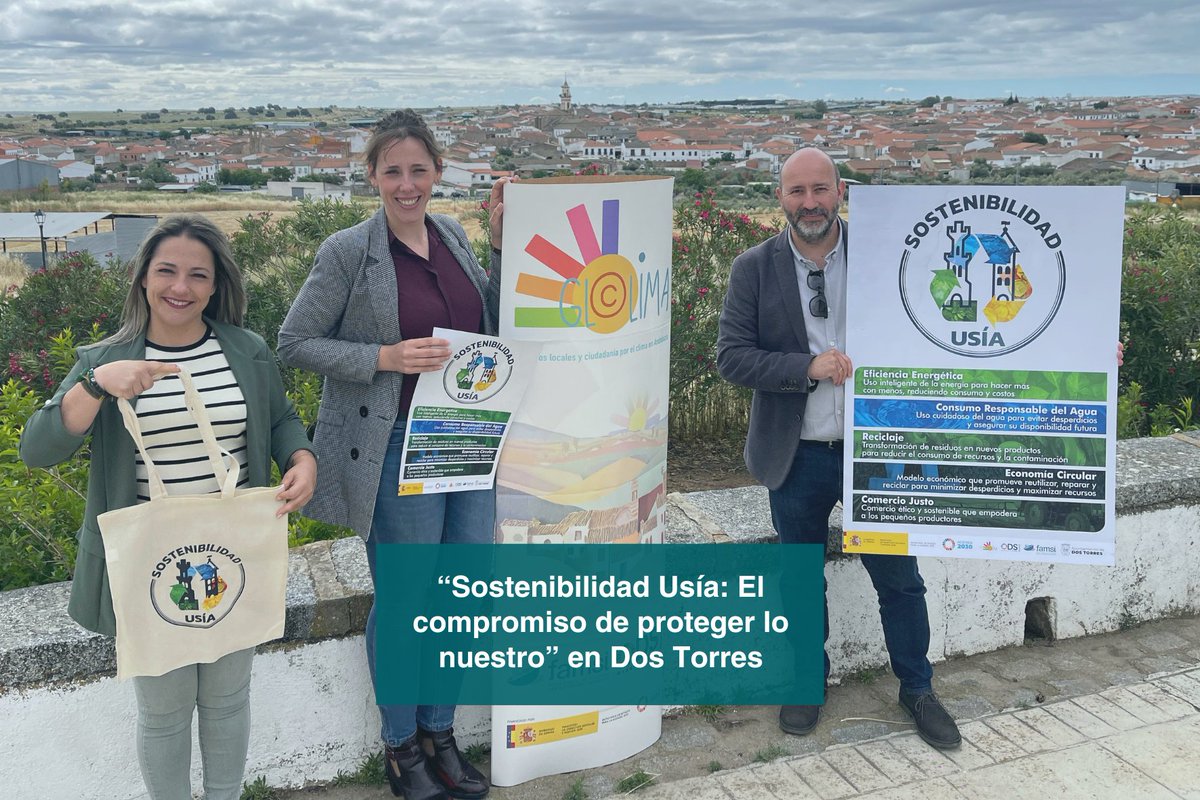 📣 ¡#DosTorres presenta su iniciativa transformadora local de #GLOCLIMA! 🌿 “#Sostenibilidad Usía: El compromiso de proteger lo nuestro” tiene como objetivo sensibilizar sobre el cuidado del medio ambiente y el #consumosostenible. ➕ información ⬇️ andaluciasolidaria.org/noticias/item/…