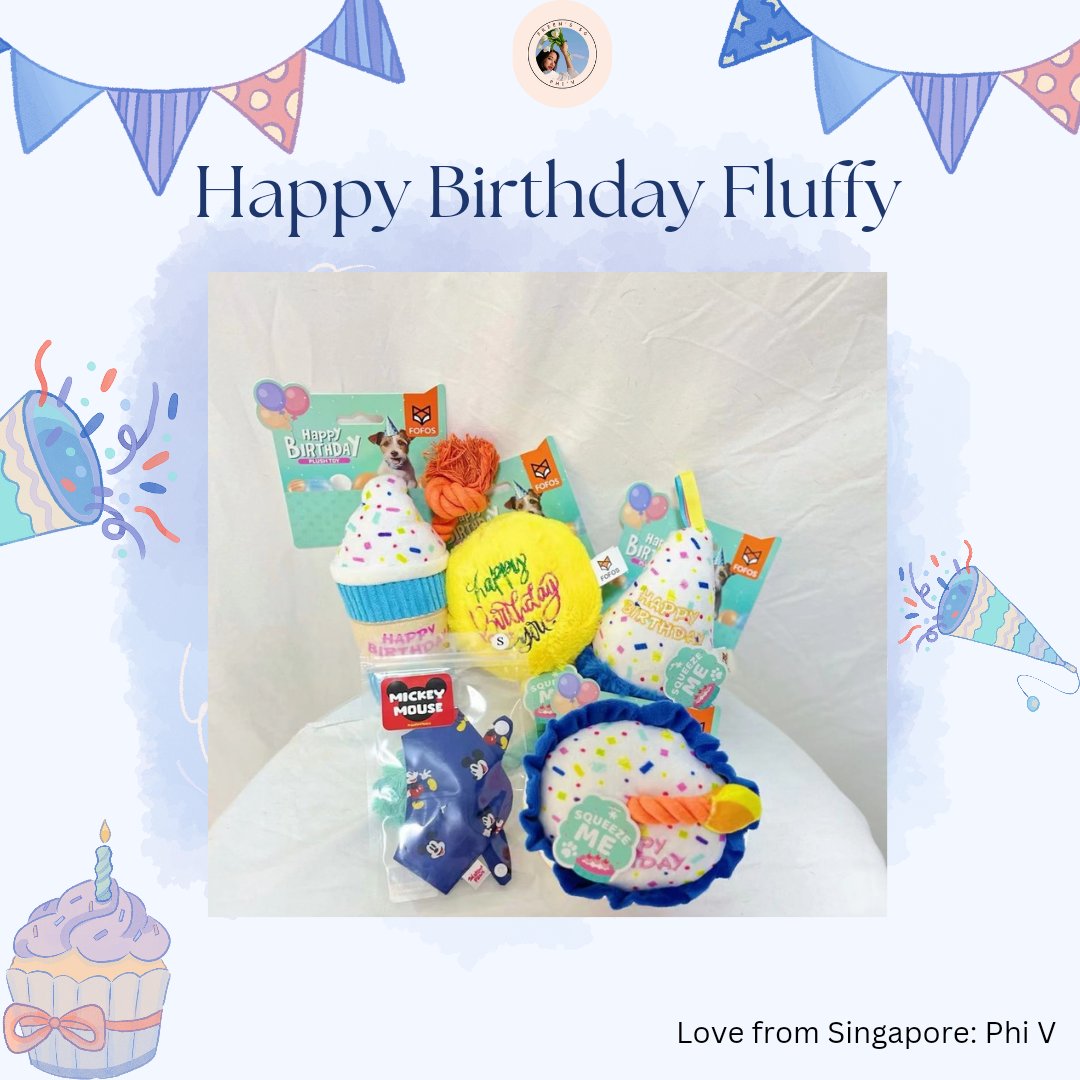 Happy 1st birthday to the most adorable good boy, Fluffy 🤍

Have fun nibbling on these toys 🤭

#fluffy
#srchafreen