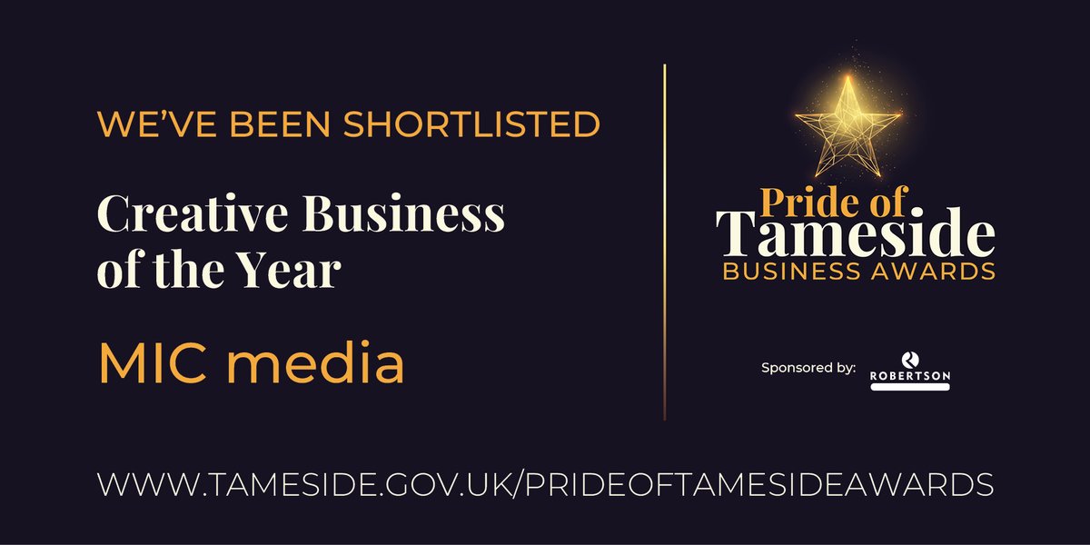 Fingers crossed for us tonight! Read more about our nomination here ⬇️ micmedia.co.uk/2024/04/19/cre…