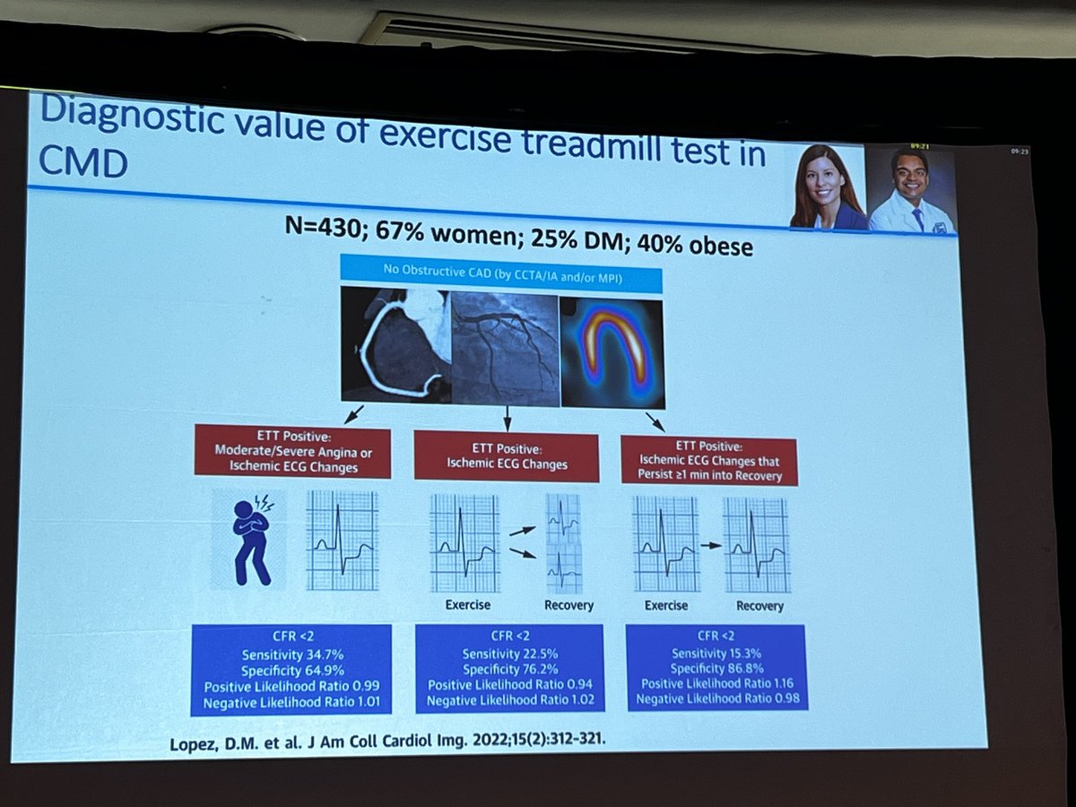 Diagnosis is different of Risk ! @mdicarli showing that lower MFR increases risk but a still “normal” MFR may be linked to CMD in younger patients ! 🚨 @BrunoLimaMDPhD @MyASNC @alexsfelixecho @almallahmo @EACVIPresident @EANM_NucMed @RupaSanghaniMD #ICNCCT2024 @estelais