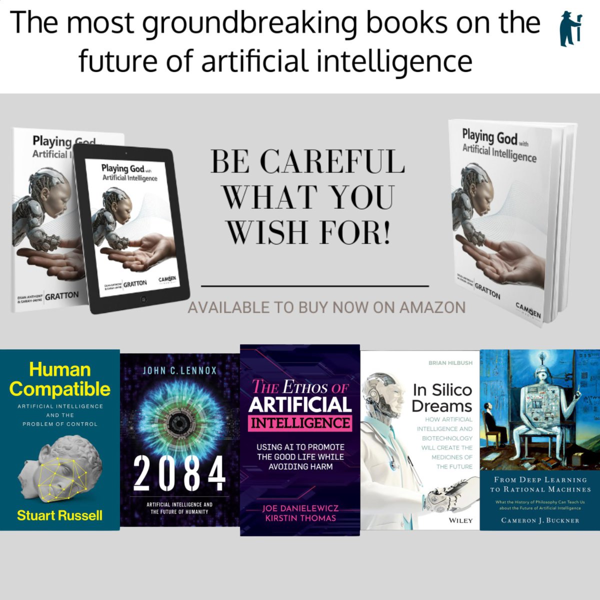 The most groundbreaking books on the future of #ArtificialIntelligence as featured in @Shepherd_books: shepherd.com/best-books/gro… #AI #IoT #IIoT #ML #DL #MachineLearning @DeepLearning #BigData