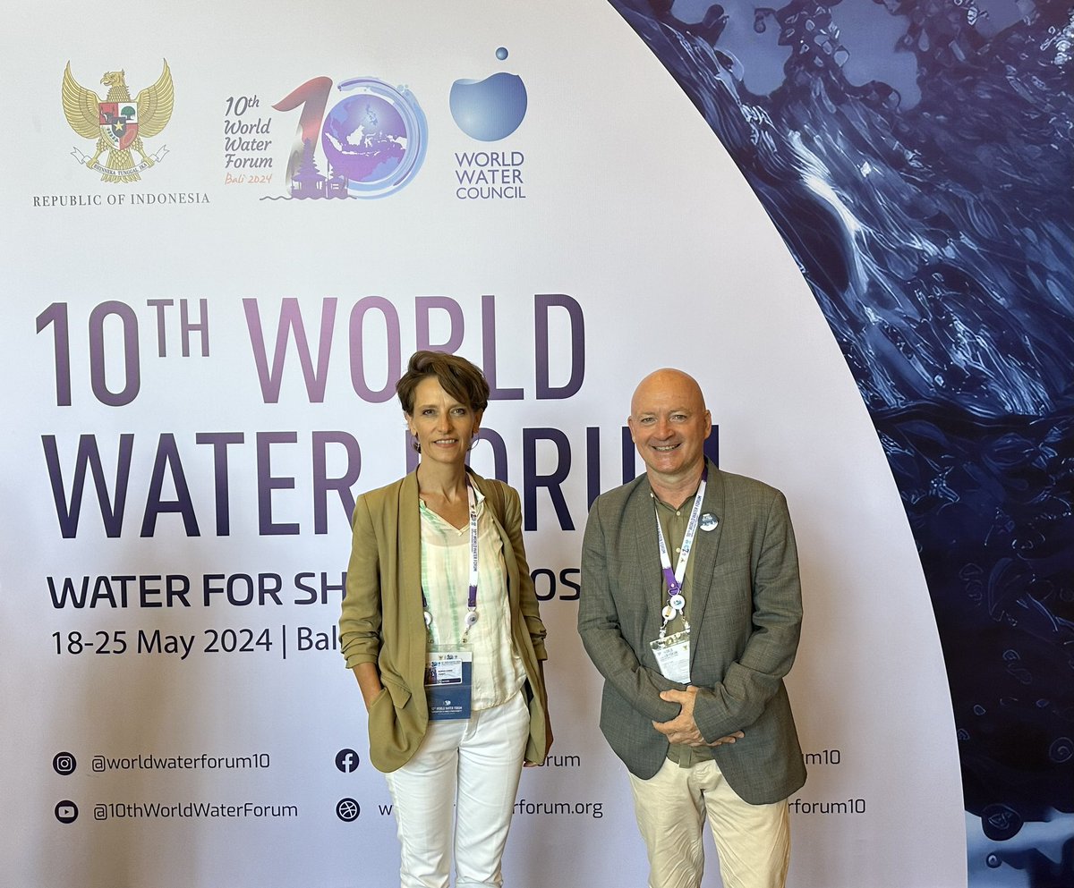 At the 10th World Water Forum, taking place in Bali from May 18 to 25, Alix Roumagnac and Karine Moreau will lead a session dedicated to EWS, drought and flood risk prevention.
#EW4ALL #EarlyWarning 
#EarlyAction <a href="/WMO/">World Meteorological Organization</a> <a href="/UNDRR/">UNDRR</a> <a href="/GFDRR/">GFDRR</a>