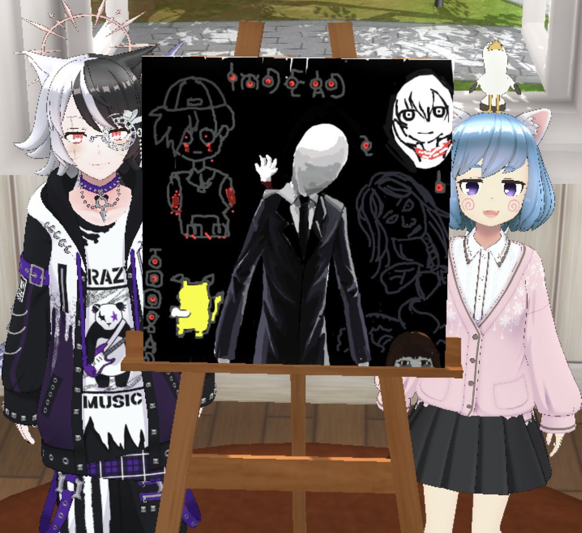 MonakaNyanKichi's tweet photo. Spooky legends! Still not enough ink!
#REALITYDraw #REALITY #REALITYで描いてみた #REALITYイラスト部 https://t.co/iqBMIJ1o8O