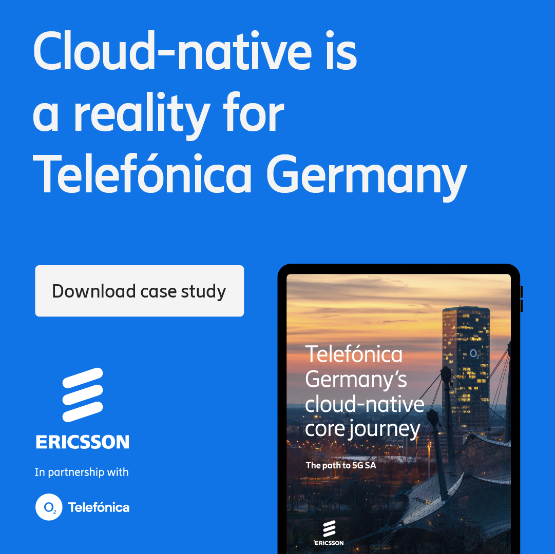 👣 Are you ready to follow in @telefonica_de's footsteps toward fully automated, closed-loop operations with Ericsson’s cloud-native solutions?

Learn about their journey:  m.eric.sn/HR1p50RJX5M

 #5GCore #CloudNative #telecoms