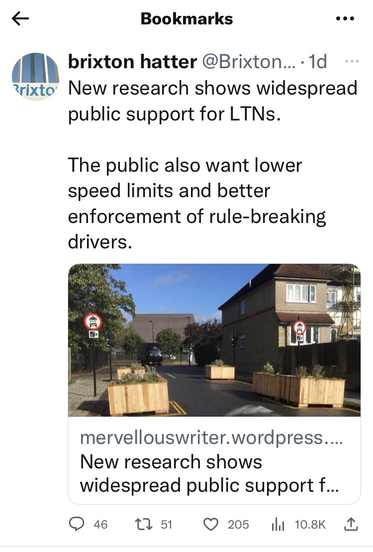 😅 They actually thought it was real research and that '53% think drivers who ignore LTN rules should have their cars crushed by the authorities.' 😂😂 So little difference between a 'Mervin Makkitupp' study and a Rachel Aldred study that hundreds of ProLTNers shared it. 🤣🤣🤣