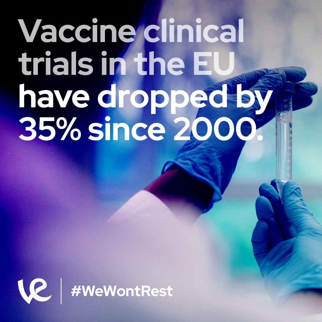 In Europe, the number of vaccine #clinicaltrials has significantly declined in the last decades - but we can reverse this trend. Find out how Europe can become a hub for vaccine innovation ➡️ bit.ly/3xGkyHo #ICTD2024 #InternationalClinicalTrialsDay