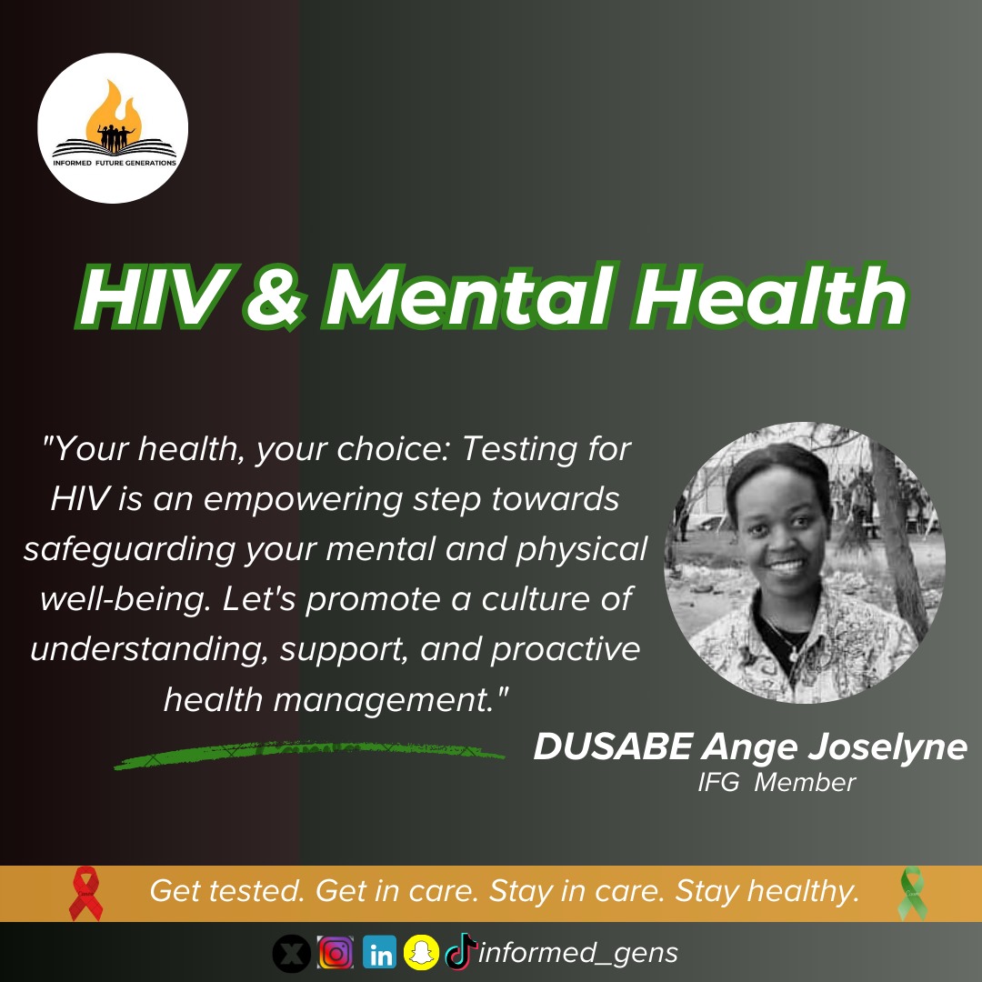 Your health, your choice: Testing for #HIV is an empowering step towards safeguarding your #mental and physical well-being. 
Let's promote a culture of understanding, support, and proactive health management.
#GetTestedStayHealthy 
#NoOneIsImmune 
#MentalHealthAwarenessMonth
