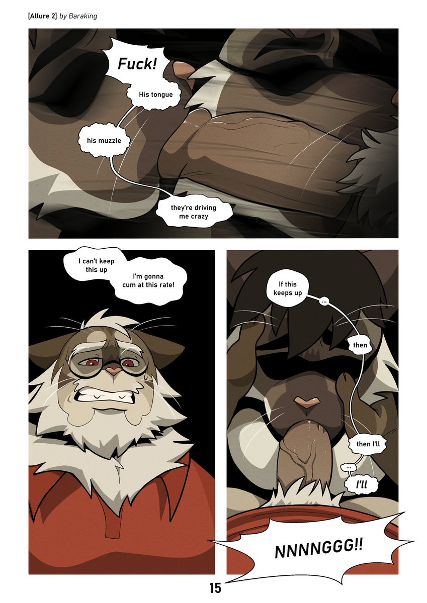 [ 𝗔𝗹𝗹𝘂𝗿𝗲 𝟮 - page 15 ] Nub and Khon are back with another naughty adventure!
_____
This comic will have 18 pages total, the first 16 pages are now available on my P*tr*on.  #NSFW #COMIC       

(Dialogue by @/TokyoTeddyBearK).