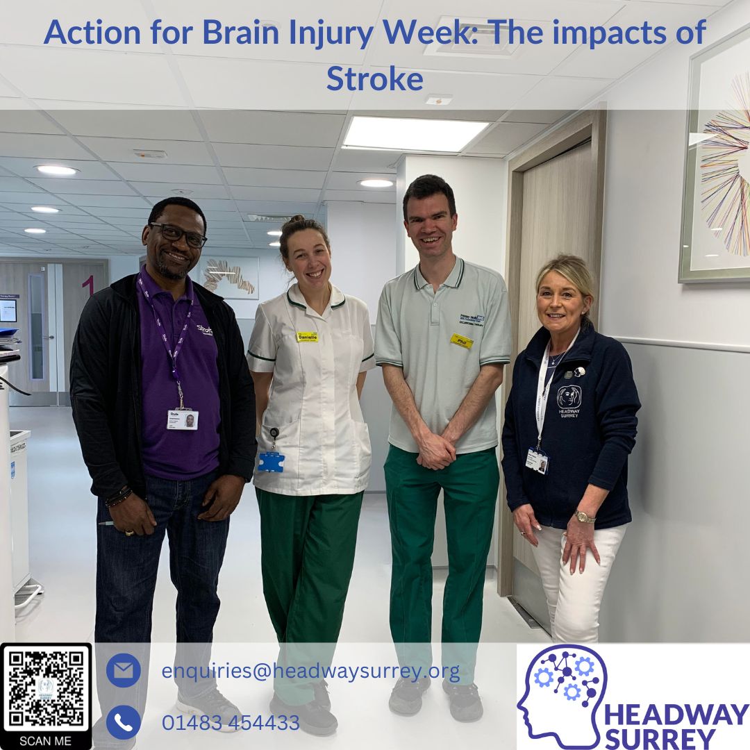 Action for Brain Injury Week: The impacts of Stroke
🧵 A thread (1/5)
#ActionForBrainInjuryWeek
#StrokeAwarenessMonth

@TheStrokeAssoc
@FrimleyHealth