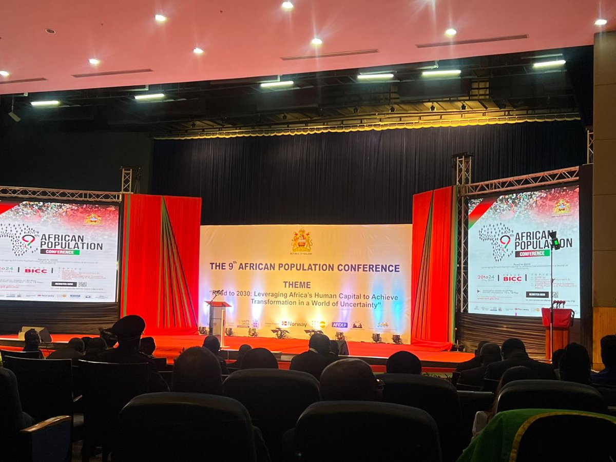 🪘The 9th African Population Conference, organized by the Union for African Population Studies (UAPS), is set to roll today in Lilongwe, Malawi. 📌Under the theme: “Road to 2030: Leveraging Africa’s human capital to achieve transformation in a world of uncertainty”