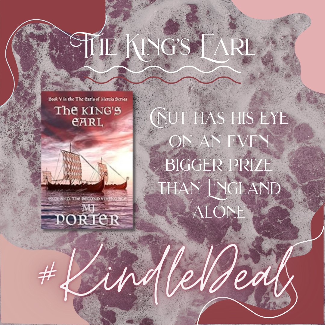 #TheKingsEarl is on special this week on #Amazon. The story of the Ealdorman of the Hwicce, Leofwine, continues in book 5 of the epic Earls of Mercia series. Cnut has his eyes on an even bigger prize than England alone. books2read.com/u/47JqpN #BookDeal #NinthCentury