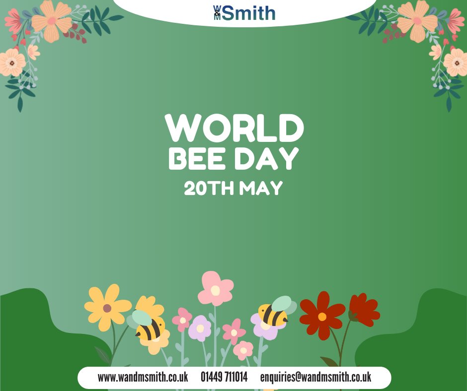 WMSmithSuffolk's tweet photo. 🐝 Happy World Bee Day from W&amp;M Smith! 🌼 Let's buzz with excitement as we celebrate the vital role of these incredible pollinators. Explore our bee-friendly products and join us in supporting the conservation of these precious creatures! 🌸🍯 #WMSmith #WorldBeeDay 🐝🌻 https://t.co/PFEVnLSbtk