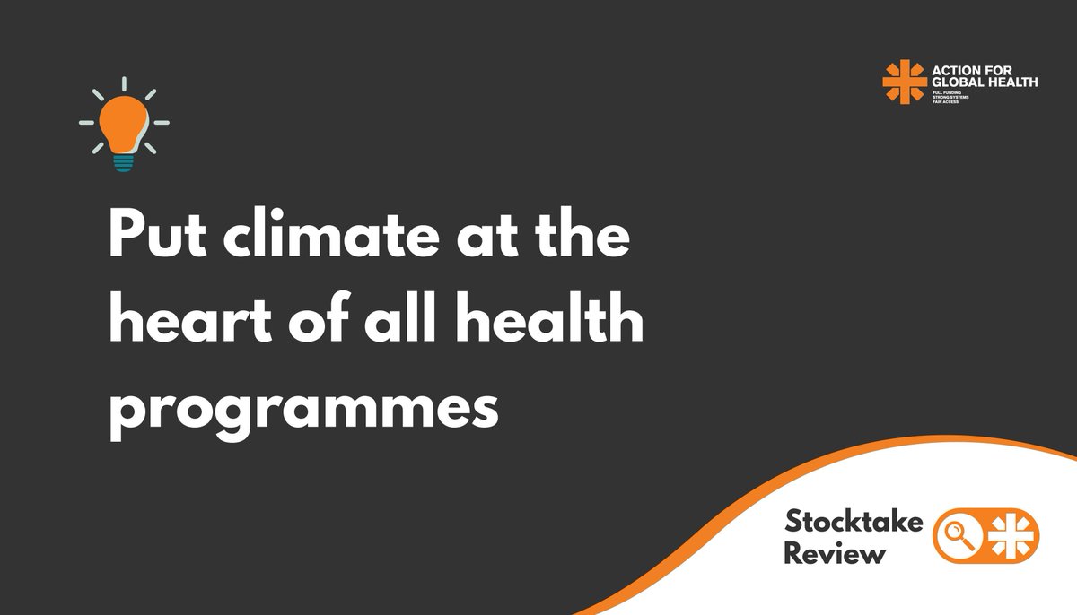 Climate change is the most important health threat of the century. @AFGHnetwork’s #StocktakeReview outlines how the UK Government should address this threat and achieve global health equity. Read more here 👉bit.ly/4dxed1u