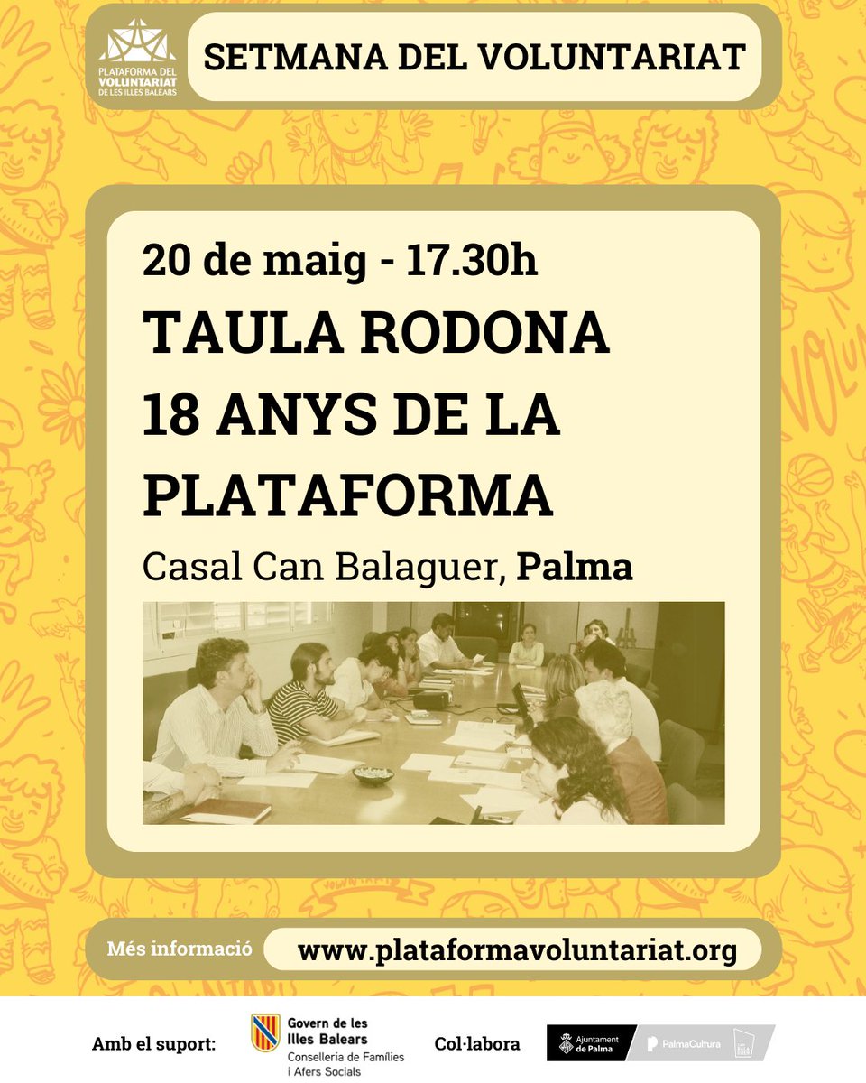 Plataforma del Voluntariat de les Illes Balears tweet media