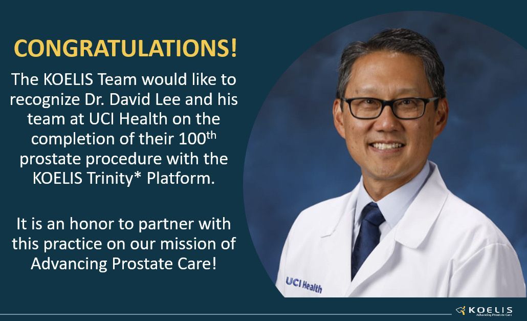 It's always an honor to collaborate with physicians from all around the world! 🌎 And today, we would like to highlight the work of Dr David Lee from UCI Health in California (USA)! #urology #prostatecare #prostatecancer