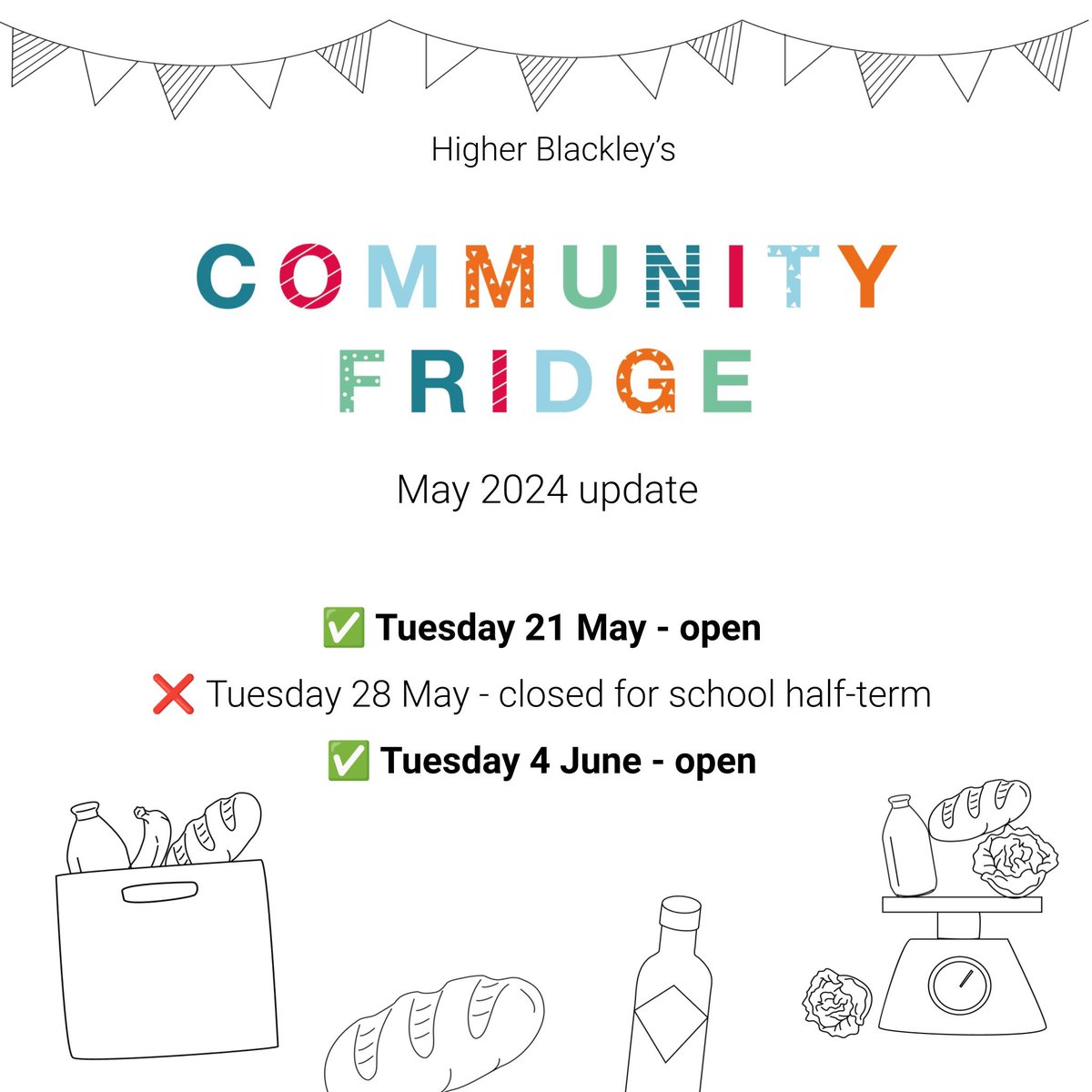 Just a little update to say that our Community Fridge will be closed for one week during the school half-term break manchester.coopacademies.co.uk/fridge