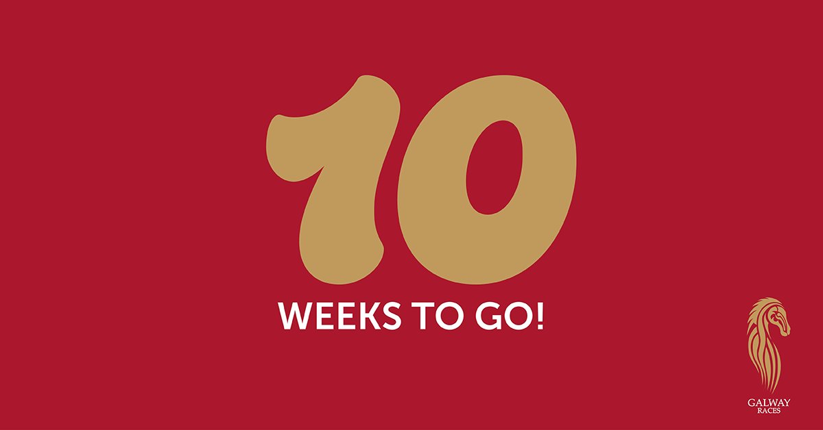 ⌚️See you in Galway! 

#GalwayRaces #Unmissable
#Reunions #Friendships #TheLoveofTheHorse

📆 Monday 29th July to Sunday 4th August.
ℹ️ galwayraces.com